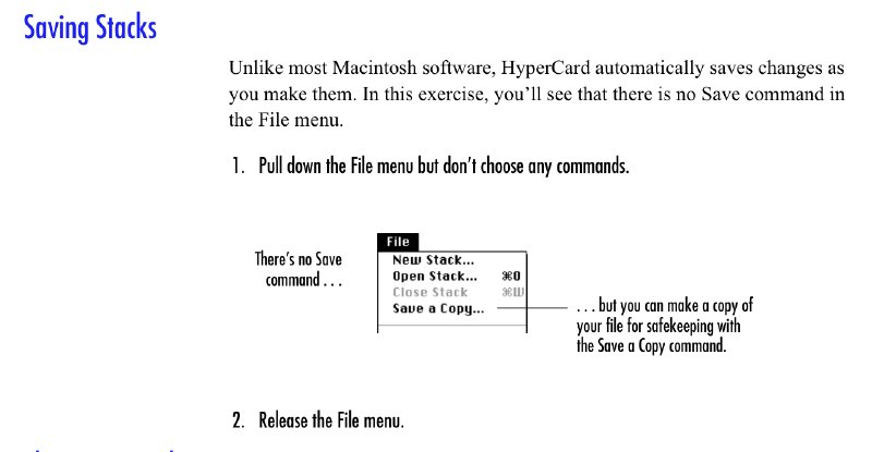 A grab of the section from the Hypercard 2.4 manual.