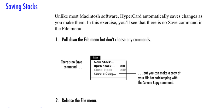 A grab of the section from the Hypercard 2.4 manual.